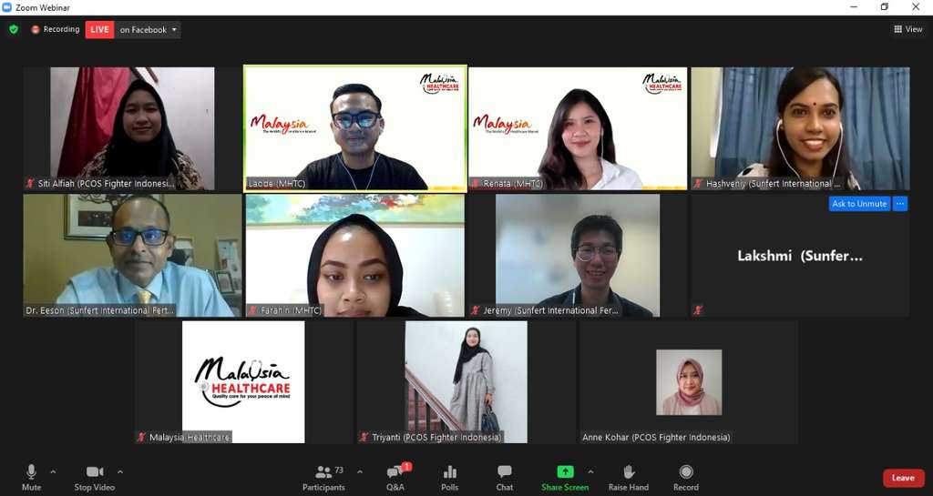 Webinar series;Fertility Talk bersama Malaysia Healthcare