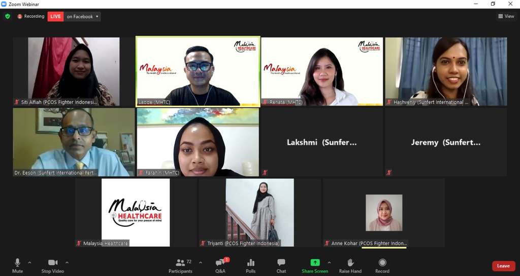 Webinar series;Fertility Talk bersama Malaysia Healthcare