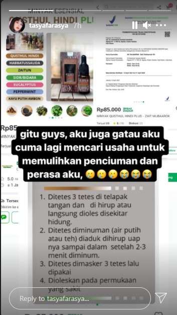 Unggahan Tasya Farasya