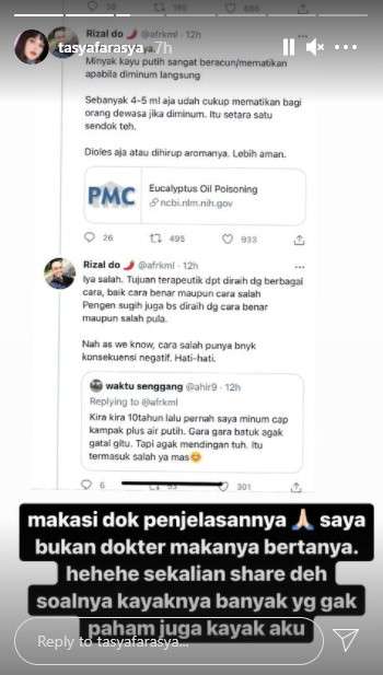 Unggahan Tasya Farasya
