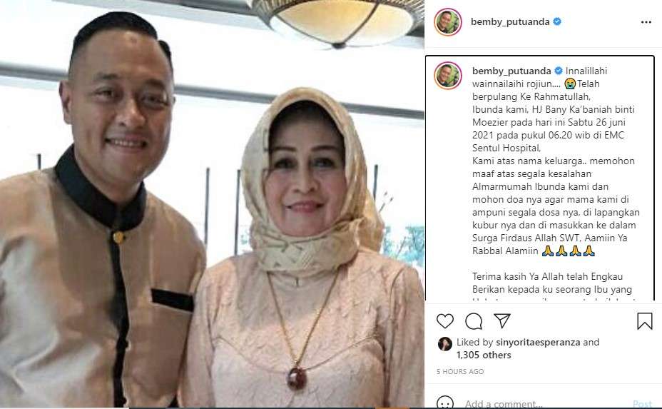 Bemby berduka Bemby berduka