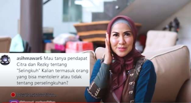 Citra Kirana dan Rezky Aditya ditanya soal perselingkuhan