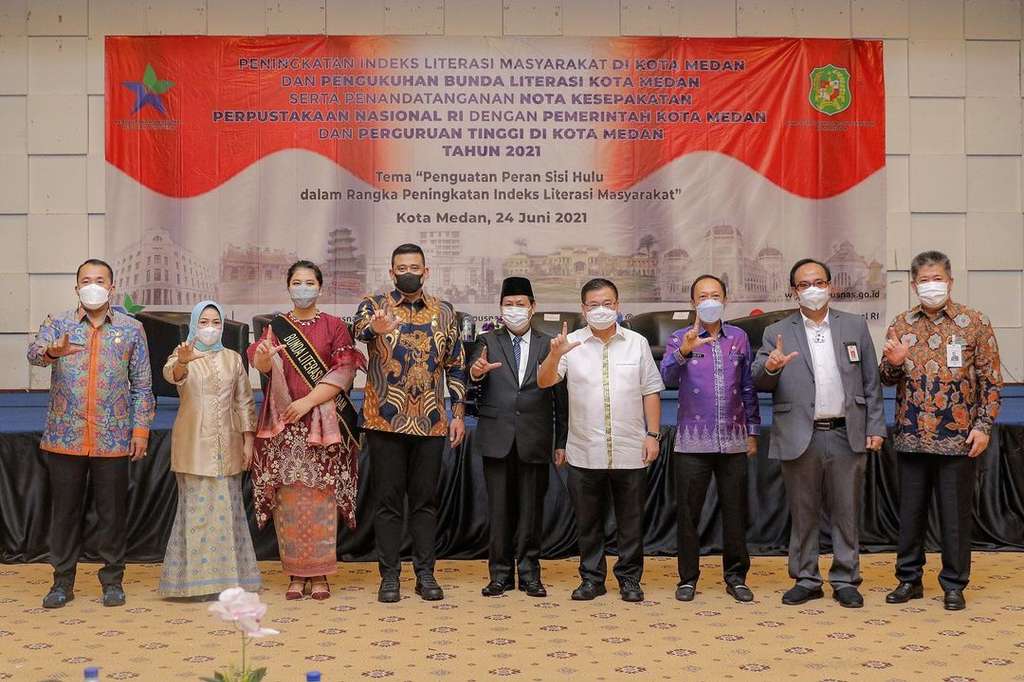 Pelantikan Bunda Literasi Kota Medan