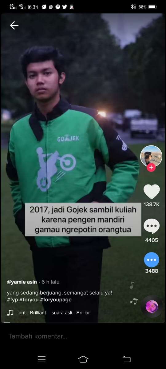 Mantan driver ojol jadi pengusaha sukses.