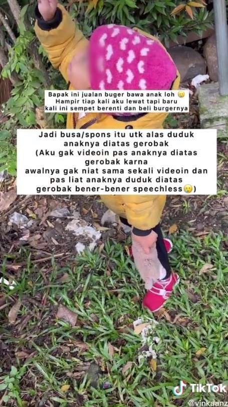 Anak pedagang burger