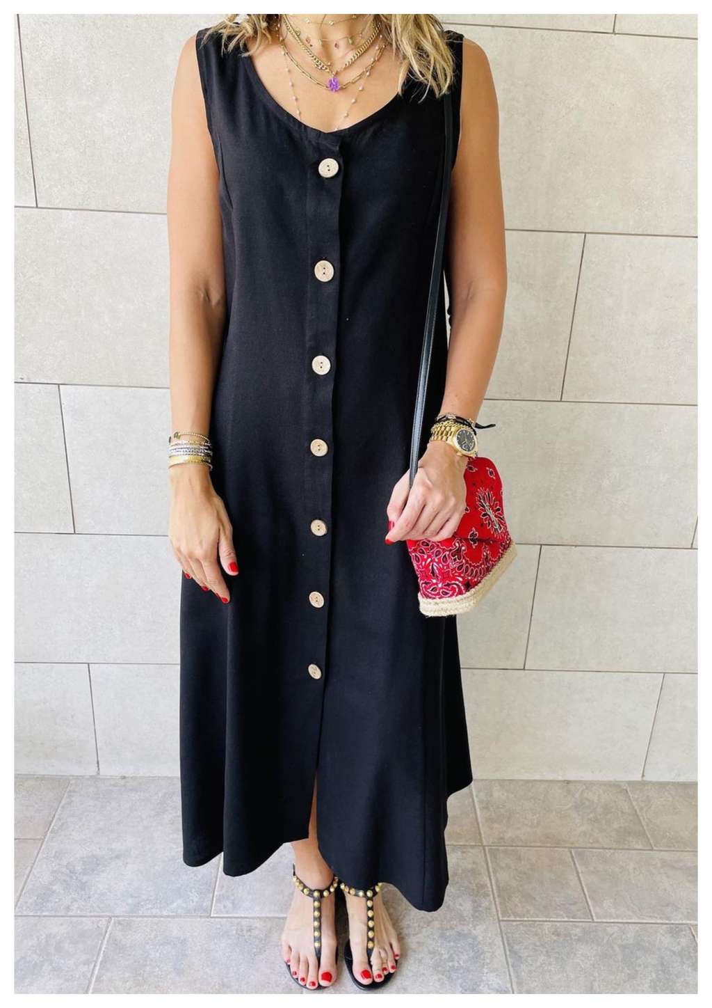 Linen Gypsy Dress