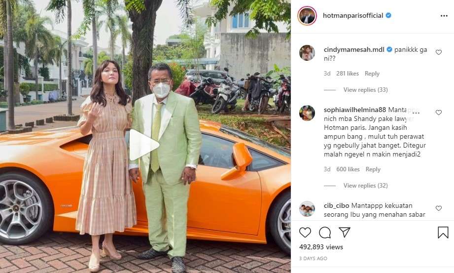 Hotman Paris Hutapea dan Shandy Aulia