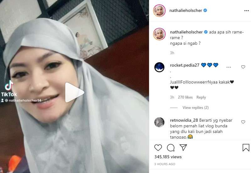 Nathalie Holscher soal video 20 detik