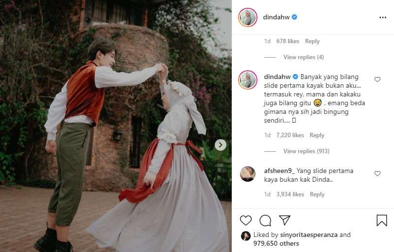 Dinda Hauw dan Rey Mbayang