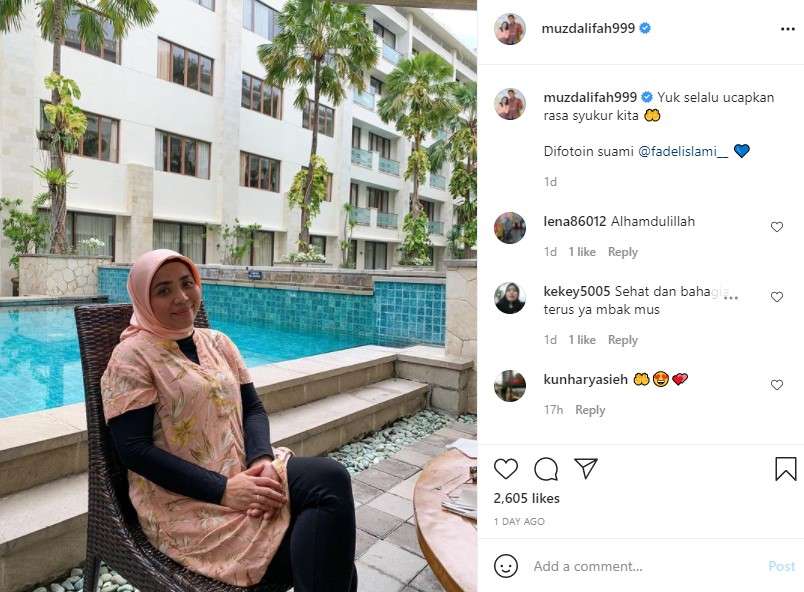 Muzdalifah dan Fadel Islami Muzdalifah dan Fadel Islami