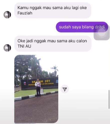 Pamer foto saat jalani tes masuk TNI AU.