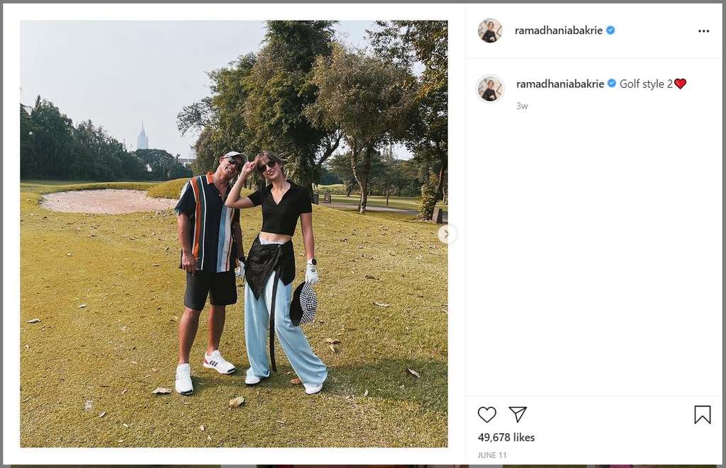 Nia Ramadhani by Instagram