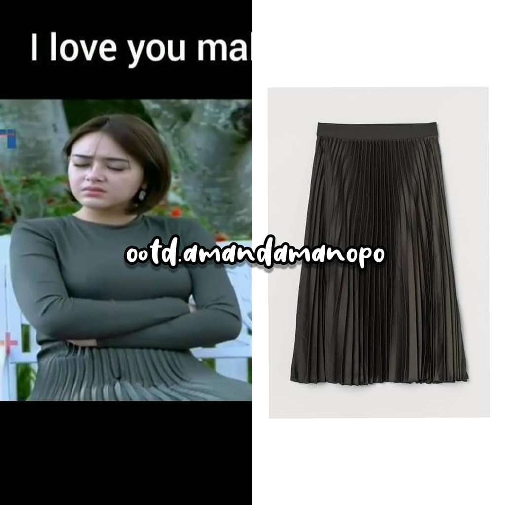 Rok Plisket Amanda Manopo