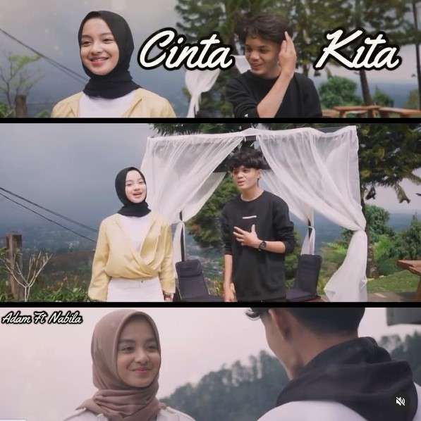 Adam dan Nabila kekasihnya