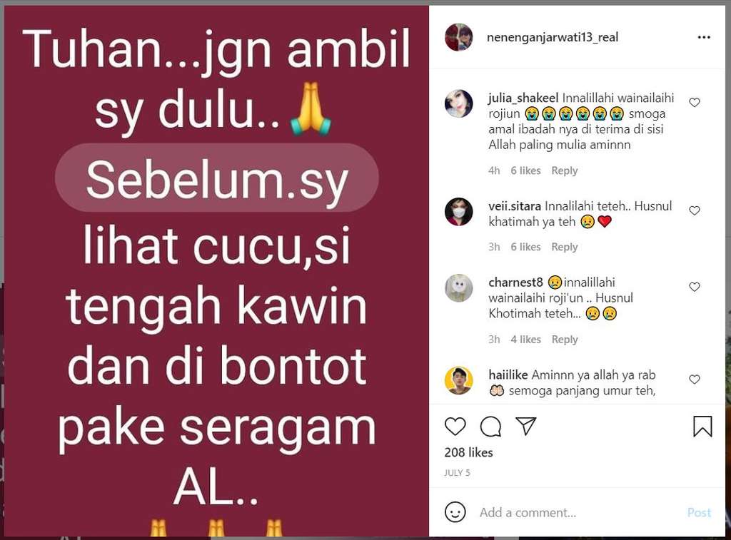 Postingan Nenang Anjarwati