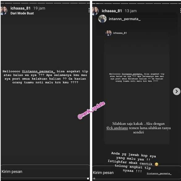 Ungahan Icha istri Choky Andriano