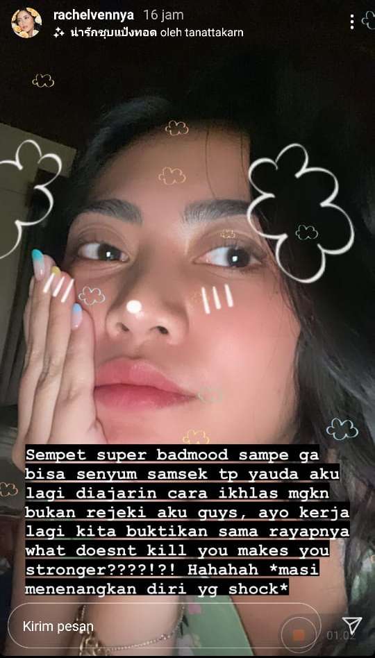 Instagram Story Rachel Vennya