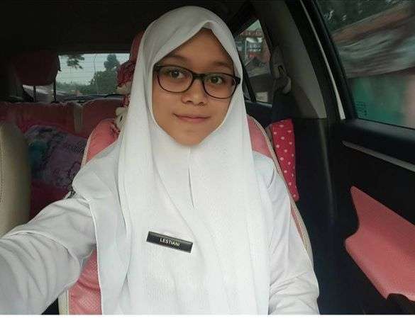 Penampilan Lesty Kejora saat SMA