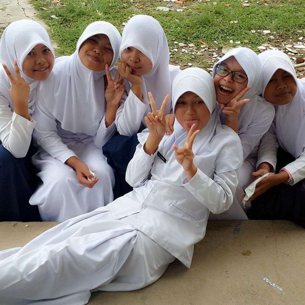 Penampilan Lesty Kejora saat SMA