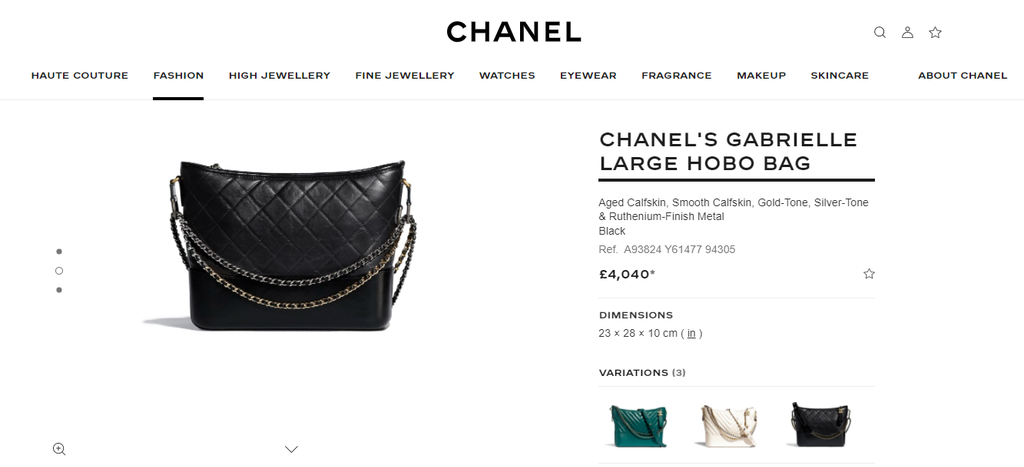 CChanel's Gabrielle Large Hobo Bag
