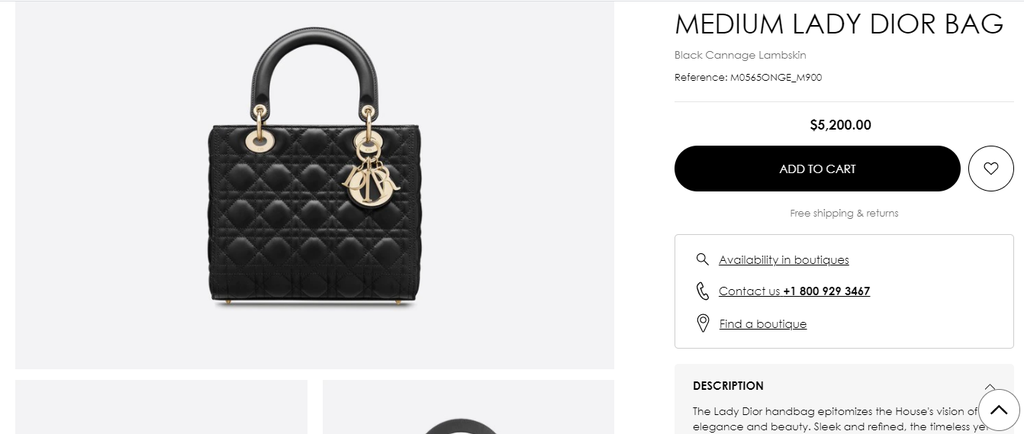 Dior Lady Bag