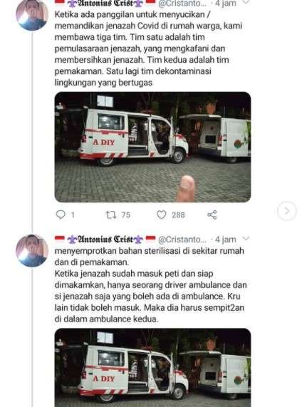 Fakta Ambulan mondar mandir di Jalanan