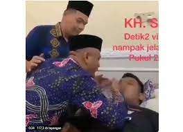 viral pria hirup napas pasien covid 19