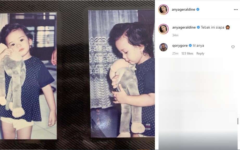 Anya Geraldine waktu kecil
