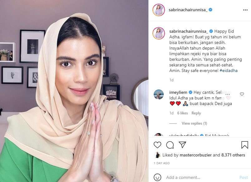 Sabrina calon istri Deddy Corbuzier