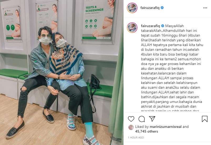 Fairuz Hamil anak Ketiga