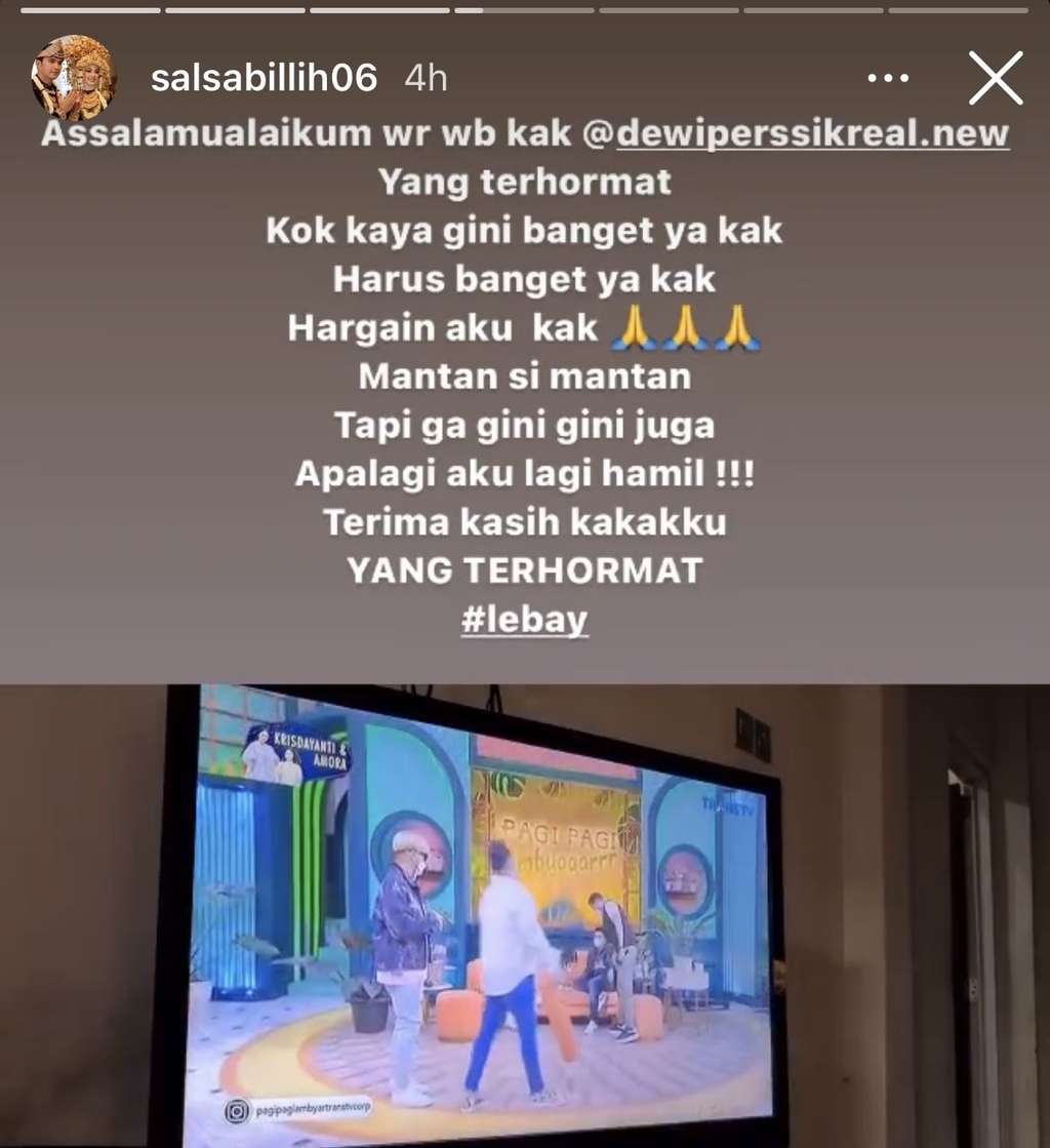 Unggahan Salsabillih istri Aldi Taher