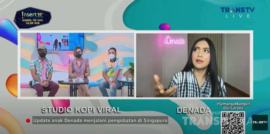 Denada beberkan kondisi putrinya