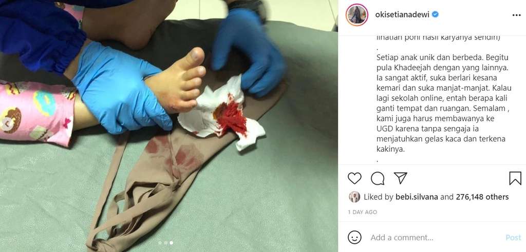 Putri kedua Oki Setiana Dewi