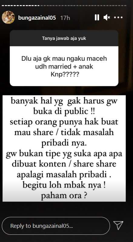 penjelasan Bunga Zainal