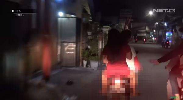 Kena razia bonceng tiga, para pria ini protes dipanggil mas.