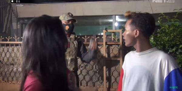 Kena razia bonceng tiga, para pria ini protes dipanggil mas.