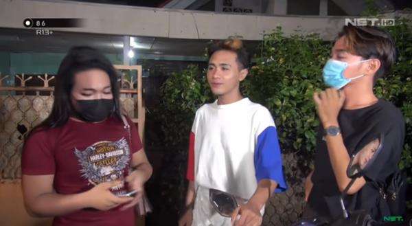 Kena razia bonceng tiga, para pria ini protes dipanggil mas.