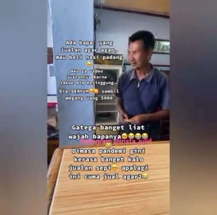 Tidak Tega Melihat Sikap Si Bapak