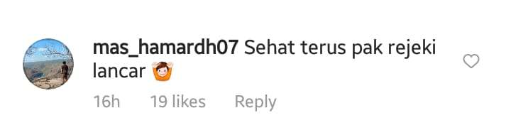 Salah Satu Komentar Warganet