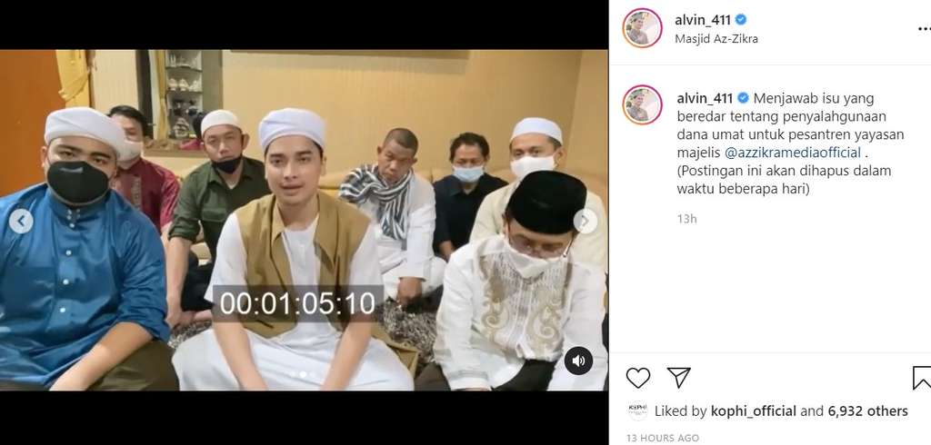 Alvin Klarifikasi