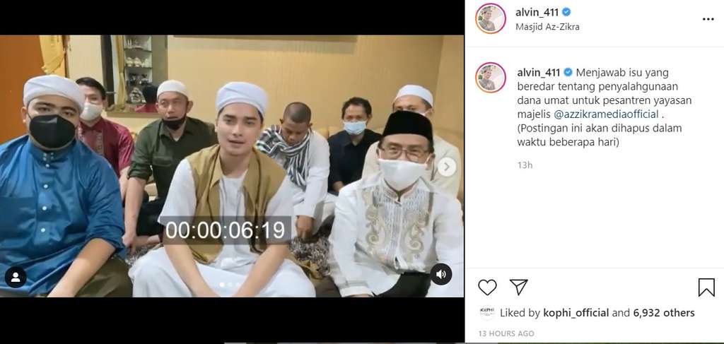 Alvin Klarifikasi