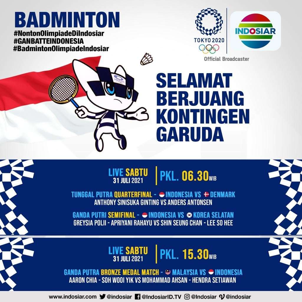 Badminton Olimpiade Tokyo