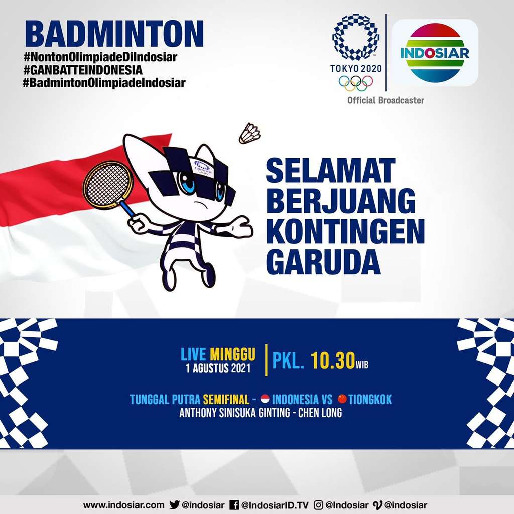 Badminton Olimpiade Tokyo
