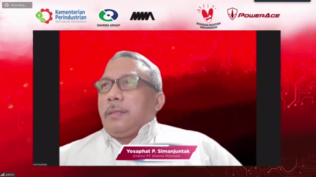 Direktur PT Dharma Polimetal, Yosaphat P. Simanjunta
