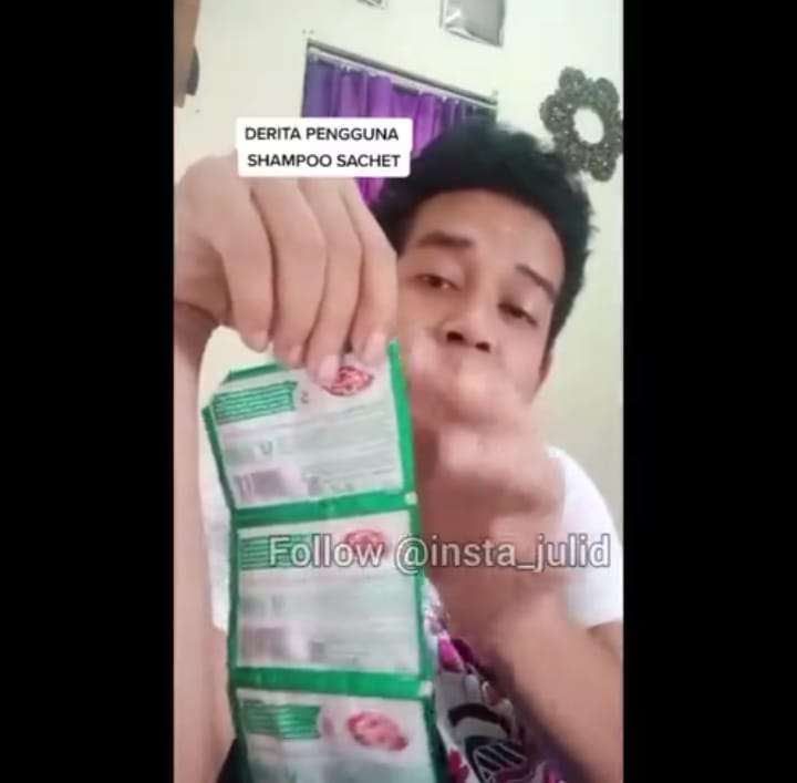 Sampo Saset Nggak Ada Belahan Tengah dan Sobekan di Pinggir