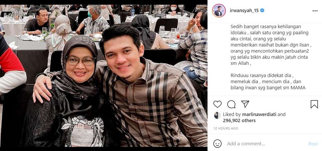 Irwansyah mengenang sosok mamanya