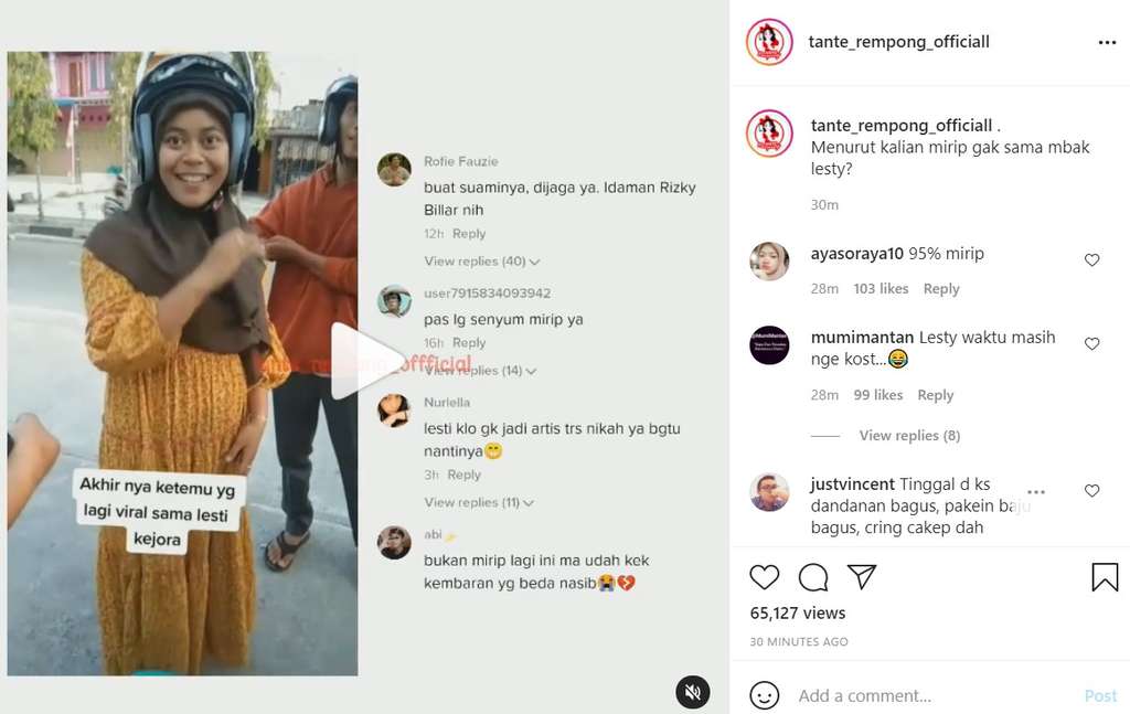 Kembaran Lesti kejora