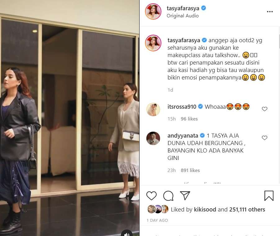 Penampilan Tasya Farasya