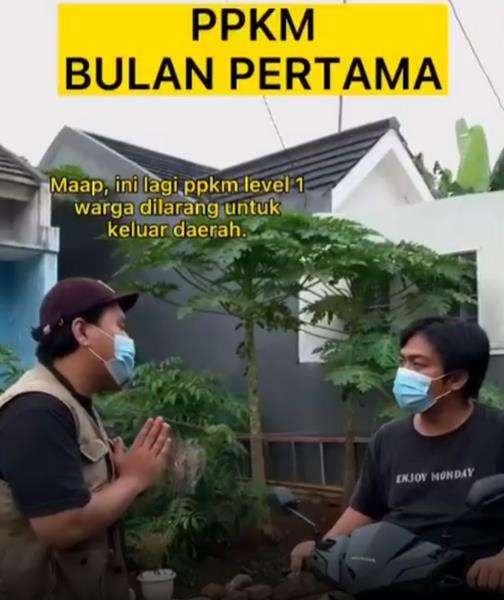 Cerita lucu warga hadapi PPKM berlevel-level
