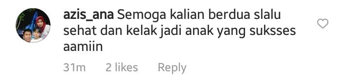 Salah Satu Komentar Warganet